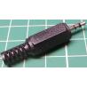 2.5mm stereo, jack plug, plastic