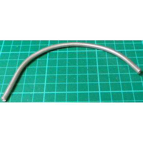 Flexible metal tube, 2.5mm bore, 5mm diameter, 180mm length