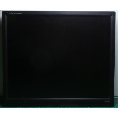 Monitor, 19", IIYAMA, E1980SD, 1280x1024, Connectors: VGA, DVI, 3.5mm Jack, IEC, No leg, 100x100mm vesa mount