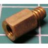 Metal Standoff / Spacer, F-M, 6-32, 6.6mm board height, old stock