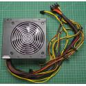 USED, ATX PSU, 500W, 24 Pin, with SATA (Photo for illustration, could be different manufacturer / colour)