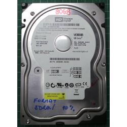 USED Hard Disk: WD800BB, WD Caviar, WD800BB-98JHC0, Desktop, IDE, 80GB tested good, no bad sectors or SMART errors
