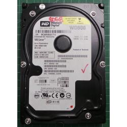 USED Hard Disk: WD800, WD Caviar, WD800BB-22JHC0, Desktop, IDE, 80GB tested good, no bad sectors or SMART errors