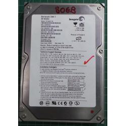 USED Hard Disk: Segate,Barracuda 7200.7, ST380011A, P/N: 9W2003-358, Desktop,IDE,80GB tested good,no bad sectors or SMART errors