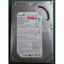 USED Hard Disk: Segate, DB35.2 Consumer Storage, ST3802110ACE, P/N :9BE011-510,Desktop,IDE,80GB tested good