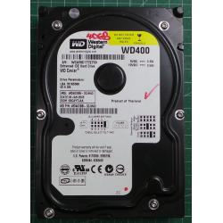 USED Hard Disk: WD400, WD Caviar, WD400BB-22JHA0, Desktop,IDE,40GB