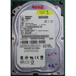 USED Hard Disk: WD400, WD Caviar, WD400BB-23DEA0, Desktop,IDE,40GB tested good,no bad sectors or SMART errors