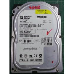 USED Hard Disk: WD400, WD Protégé, WD400EB-00CPF0, Desktop,IDE,40GB