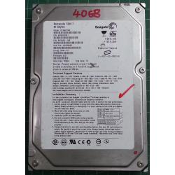 USED, Hard Disk, Seagate, Barracuda 7200.7, ST340014A, P/N: 9W2005-326, Firmware: 8.01, Desktop, IDE, 40GB