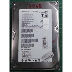 USED Hard Disk: Segate,Barracuda 7200.7, ST340014A,P/N: 9W2005-030,Desktop,IDE,40GB tested good,no bad sectors or SMART errors