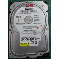 USED Hard Disk: WD800JD, WD Caviar, WD800JD-00LSA5, Desktop,SATA,80GB