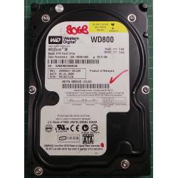 USED Hard Disk: WD800JD, WD Caviar, WD800JD-00LUA0, Desktop,IDE,80GB tested good,no bad sectors or SMART errors