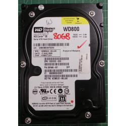 USED Hard Disk: WD800JD, WD Caviar, WD800JD-60LUA0, Desktop,IDE,80GB tested good,no bad sectors or SMART errors