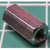 Metal Standoff, F-F, M3, 10mm Hex Section length