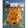 Elastic motorcycle net - spider - 25x25 cm, Yellow