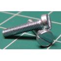 Screw, M2.5x12, Cheese Head, Slotted