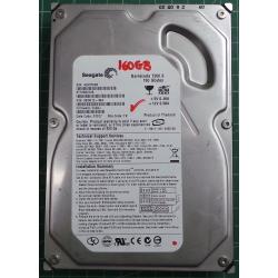 USED Hard Disk,Segate,Barracuda 7200.9,ST3160212A,P/N:9BD012-304,Desktop, IDE, 160GB tested good, no bad sectors or SMART errors