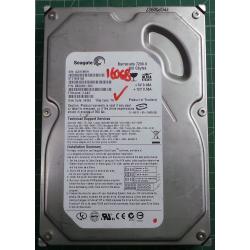 USED Hard Disk,Segate,Barracuda 7200.9,ST3160812A,P/N:9BD032-303,Desktop, IDE, 160GB tested good, no bad sectors or SMART errors