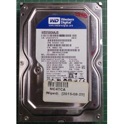 USED Hard Disk,WD2500AAJS,WD2500AAJS-60Z0A0,Desktop, SATA, 250GB, tested good, no bad sectors or SMART errors