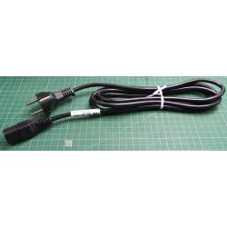 2.5m, IEC connector to Euro Plug, Kettle lead