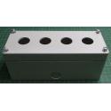 Control Box, ABS, 185mm, 70mm, 75mm, Pre-drilled for modular switches (e.g. SWI194)