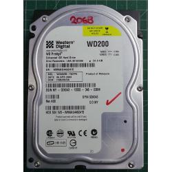 Used, Hard disk,WD200,WD Protégé, WD200EB-75CPF0,Deskop, IDE, 20GB tested good, no bad sectors or SMART errors