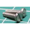 Screw, M2x8, Cheese Head , Slotted, Stainless Steel