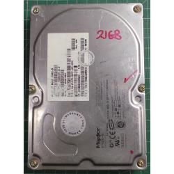 Used, Hard disk,Maxtor, D740X-6L, P/N:MX6L620J1,Deskop, IDE, 20GB