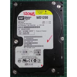 USED Hard Disk,WD1200,WD Caviar,WD1200BB-22GUC0, Desktop, IDE, 120GB tested good, no bad sectors or SMART errors