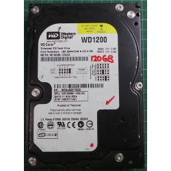 USED Hard Disk,WD1200,WD Caviar,WD1200BB-00GUA0, Desktop, IDE, 120GB tested good, no bad sectors or SMART errors