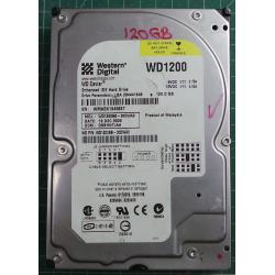USED Hard Disk,WD1200,WD Caviar,WD1200BB-00DWA0, Desktop, IDE, 120GB tested good, no bad sectors or SMART errors