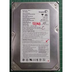USED Hard Disk,Segate,Barracuda 7200.7,ST3120022A,P/N:9W2002-311,Desktop, IDE, 120GB tested good, no bad sectors or SMART errors