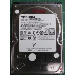 USED Hard disk,TOSHIBA,MQ01ABD050V,Laptop, SATA, 500GB tested good, no bad sectors or SMART errors