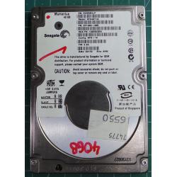 USED Hard disk,Segate,Momentus,ST94011A, P/N: 9Y1002-005, Laptop, IDE, 40GB tested good, no bad sectors or SMART errors