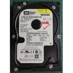 USED Hard Disk,WD400,WD Caviar,WD400BD-75MRA1,Desktop, SATA, 40GB tested good, no bad sectors or SMART errors