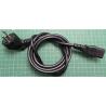 USED,1.5m, IEC to R/A Euro Plug Cable