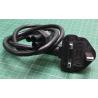 1.5m, Cloverleaf (Mickey Mouse) to UK Plug Cable