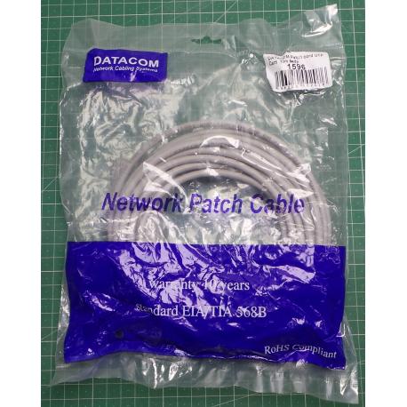 RJ45 Patch Lead, CAT6, Blue, 3m