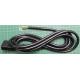 RS PRO IEC C14 Plug to Unterminated Plug Power Cord, 2m, 7316166