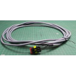 Unscreened Multicore offcut, 4x1mm2, 3 Signal + Ground, 4.3m length