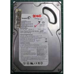 USED, Hard Disk, Seagate, Barracuda 720.9, ST3802110A, P/N:9BD011-304, Firmware: 3AAJ, Desktop, IDE, 80GB