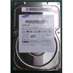 USED, Hard Disk, SAMSUNG, SP0411N, P/N: 0611J1BX367073, Desktop, IDE, 40GB