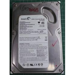 USED, Hard Disk, Seagate, DB35.2 Consumer Storage, ST3160212ACE, P/N:9BE012-510, Firmware: 3.ACB, Desktop, IDE , 160GB