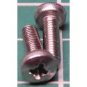 Screw, M3x10, Cheese Head, Pozi, Stainless Steel