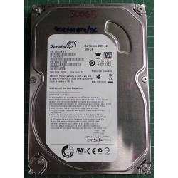 USED, Hard Disk, Seagate, Barracuda 7200.12, ST3500418AS, P/N:9SL142-302, Firmware: CC38, Desktop, SATA , 500GB