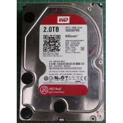 USED Hard Disk, WD20EFRX, WD Red, WD20EFRX-68AX9N0, Desktop, SATA, 2TB