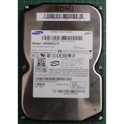 USED Hard Disk, SAMSUNG, HD080HJ/P, P/N: 137214FL711465, Desktop, SATA, 80GB