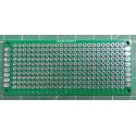 Universal PCB, 3x7cm, 240 hole, 2.54mm Pitch, drilled, tinned