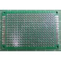 Universal PCB, 6x4cm, 280 hole, 2.54mm Pitch, drilled, tinned