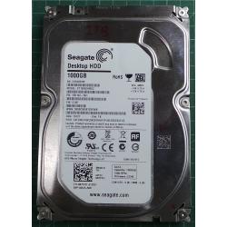 USED, Hard Disk, Seagate, Desktop HDD, ST1000DM003, P/N: 1ER162-501, Firmware: CC45, Desktop, SATA , 1TB